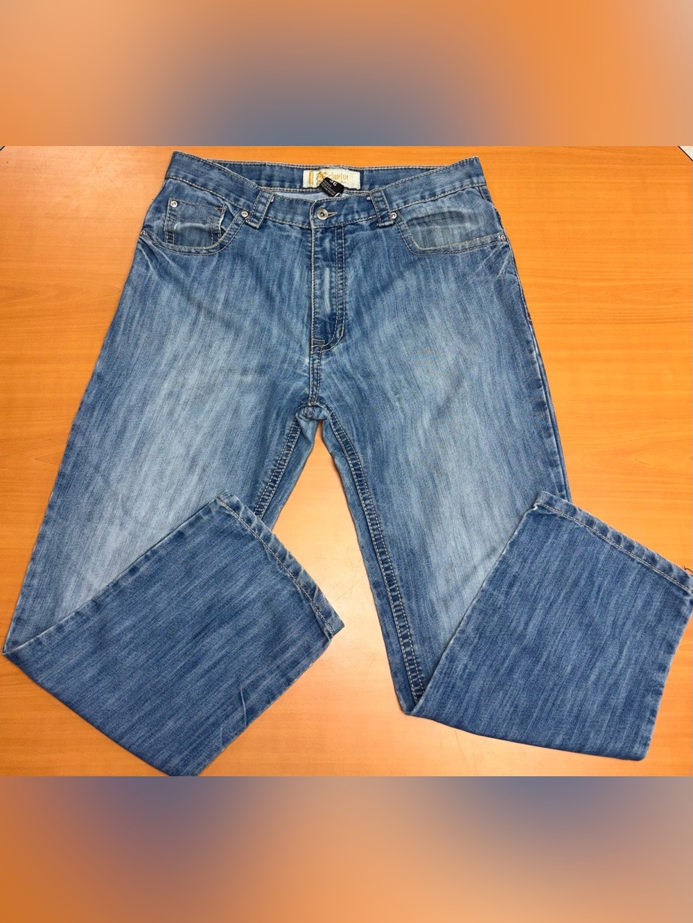 South Pole Men's Light Blue Bootcut Jeans